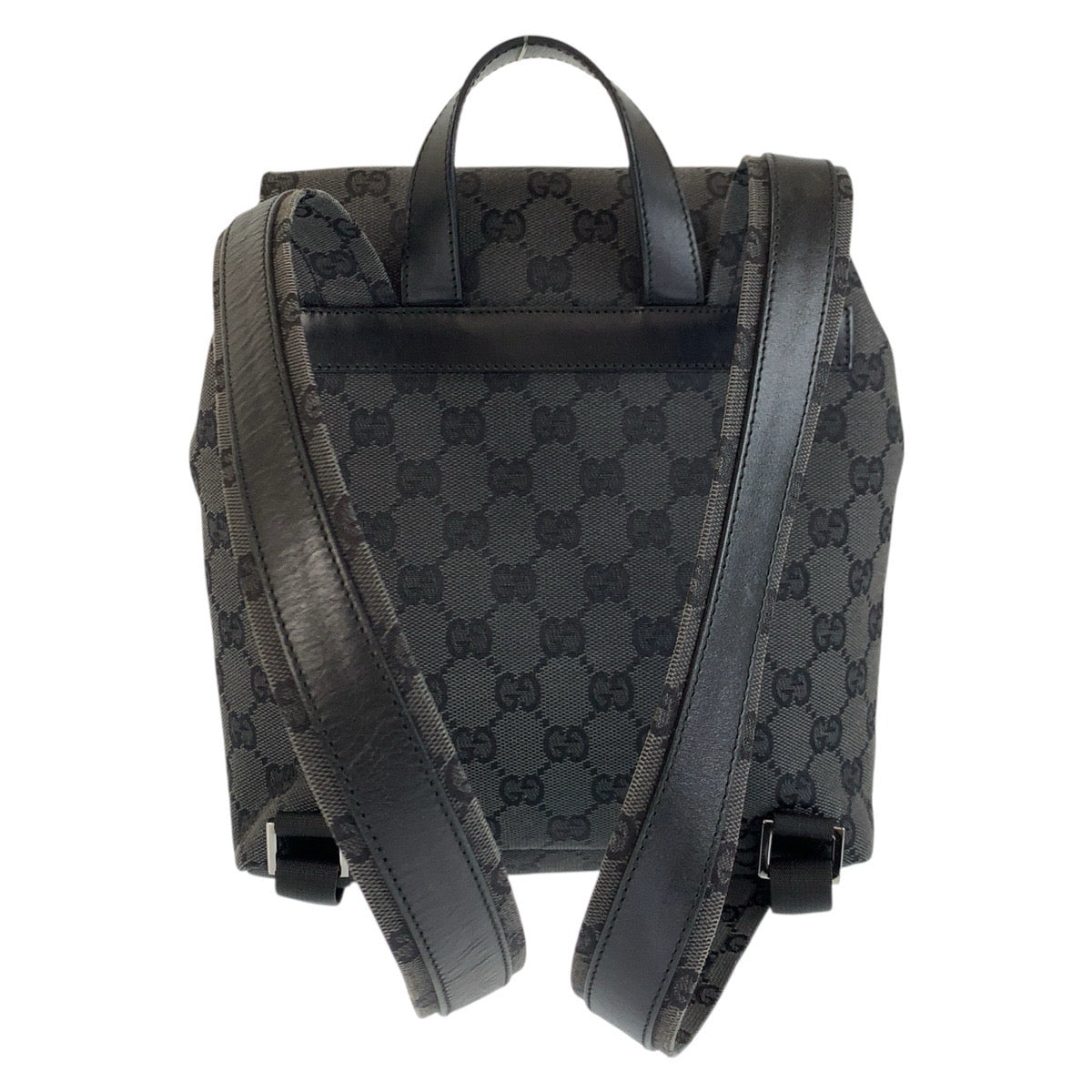 22645
GUCCI グッチ ブラック 黒 GGキャンバス 003 0242 バックパック デイパック レディース ABP35