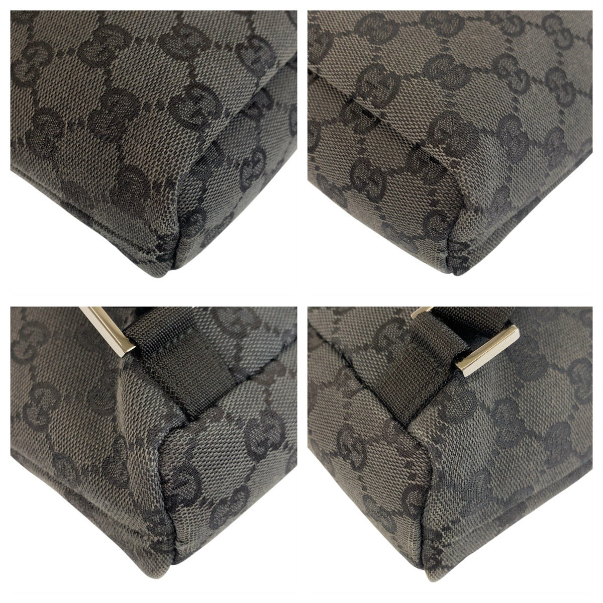 22645
GUCCI グッチ ブラック 黒 GGキャンバス 003 0242 バックパック デイパック レディース ABP35