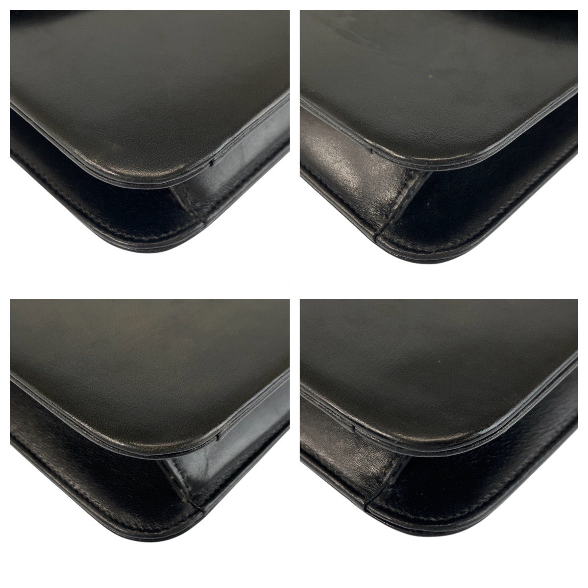 22651
Christian Dior クリスチャンディオール ヴィンテージ ブラック 黒 ゴールド金具 レザー チェーンショルダーバッグ レディース AB42