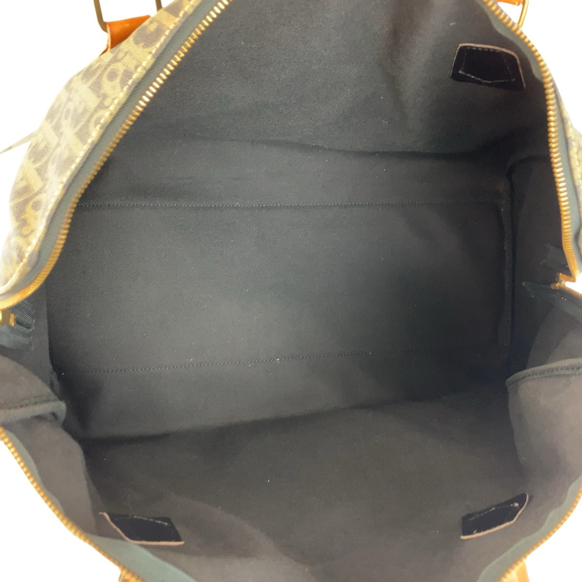22652
Christian Dior クリスチャンディオール ヴィンテージ トロッター ブラウン ゴールド金具 PVC / レザー ボストンバッグ ハンドバッグ レディース AB30