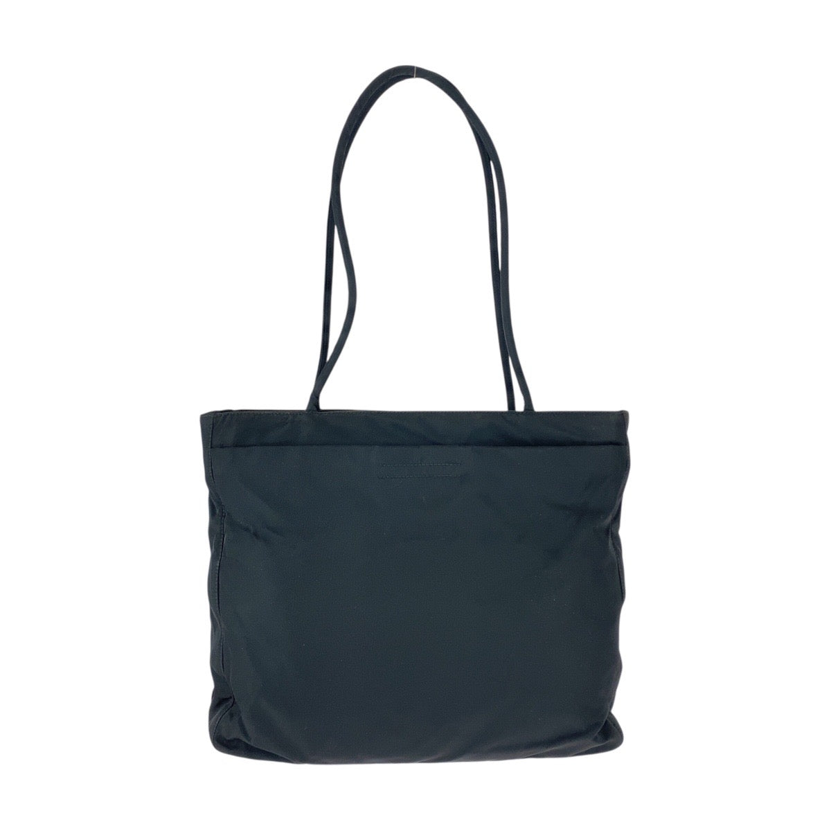 22670
PRADA プラダ テスート 三角ロゴプレート ブラック 黒 ナイロン ショルダーバッグ トートバッグ レディース AB28