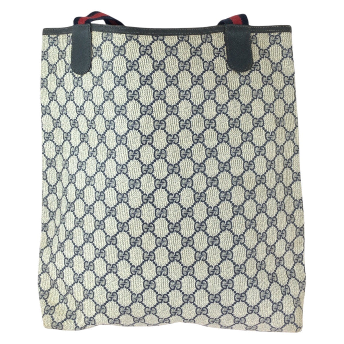 22673
GUCCI グッチ ヴィンテージ オールドグッチ シェリーライン ネイビー レッド GGスプリームキャンバス / レザー 40.02.003 トートバッグ 男女兼用 メンズ ABP28