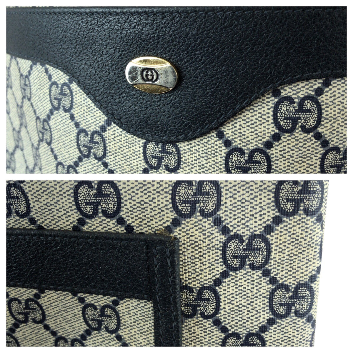 22673
GUCCI グッチ ヴィンテージ オールドグッチ シェリーライン ネイビー レッド GGスプリームキャンバス / レザー 40.02.003 トートバッグ 男女兼用 メンズ ABP28