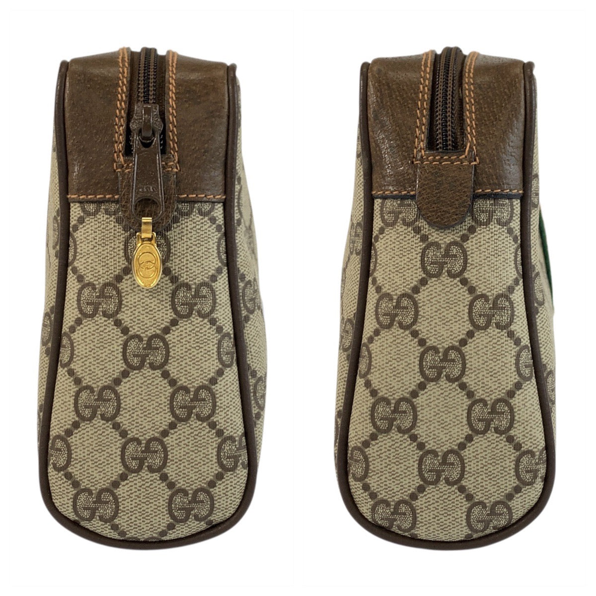 22674
GUCCI グッチ ヴィンテージ シェリーライン ベージュ ブラウン ゴールド金具 GGスプリームキャンバス / レザー 89 01 012 クラッチバッグ セカンドバッグ メンズ ABP21