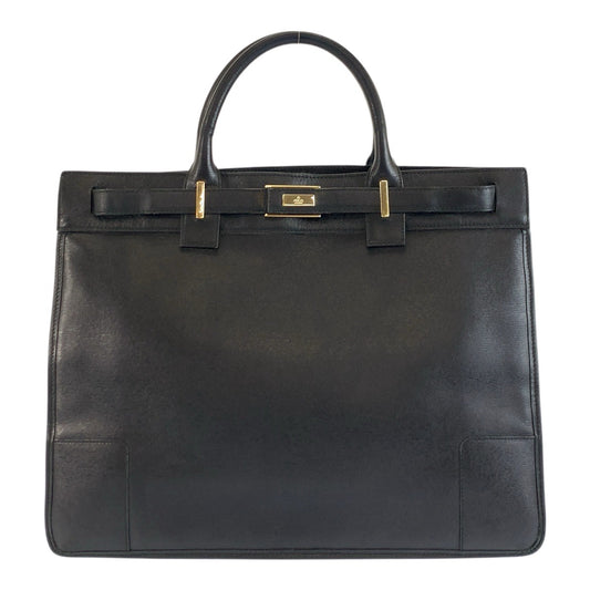 22677
GUCCI グッチ ブラック 黒 ゴールド金具 レザー 002 1090 ハンドバッグ ビジネスバッグ レディース ABP28