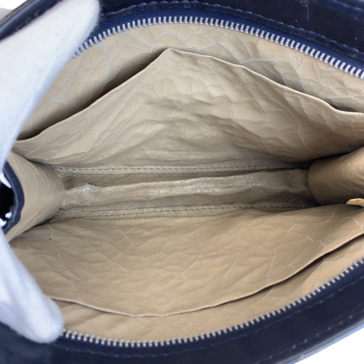 22682
Christian Dior Trottier Navy Canvas Clutch Bag Second Bag Men's AB12