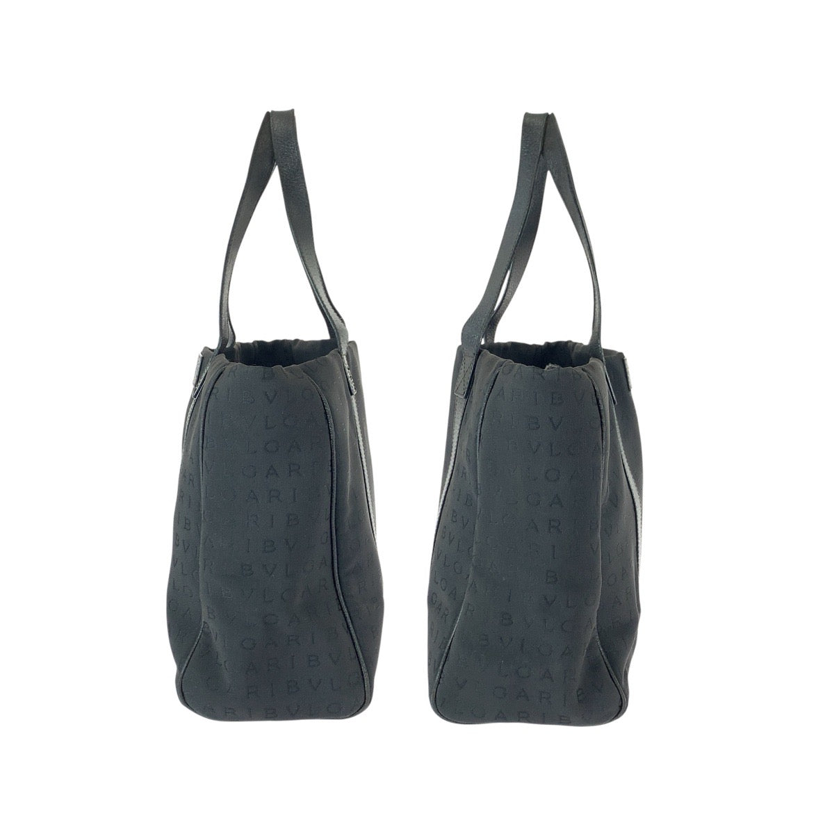 22685
BVLGARI ブルガリ ロゴマニア ブラック 黒 キャンバス / レザー ハンドバッグ ショルダーバッグ レディース ABP21