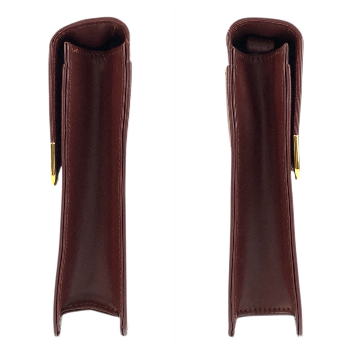 22688
CARTIER カルティエ ヴィンテージ マストライン ボルドー ゴールド金具 レザー クラッチバッグ セカンドバッグ メンズ AB15