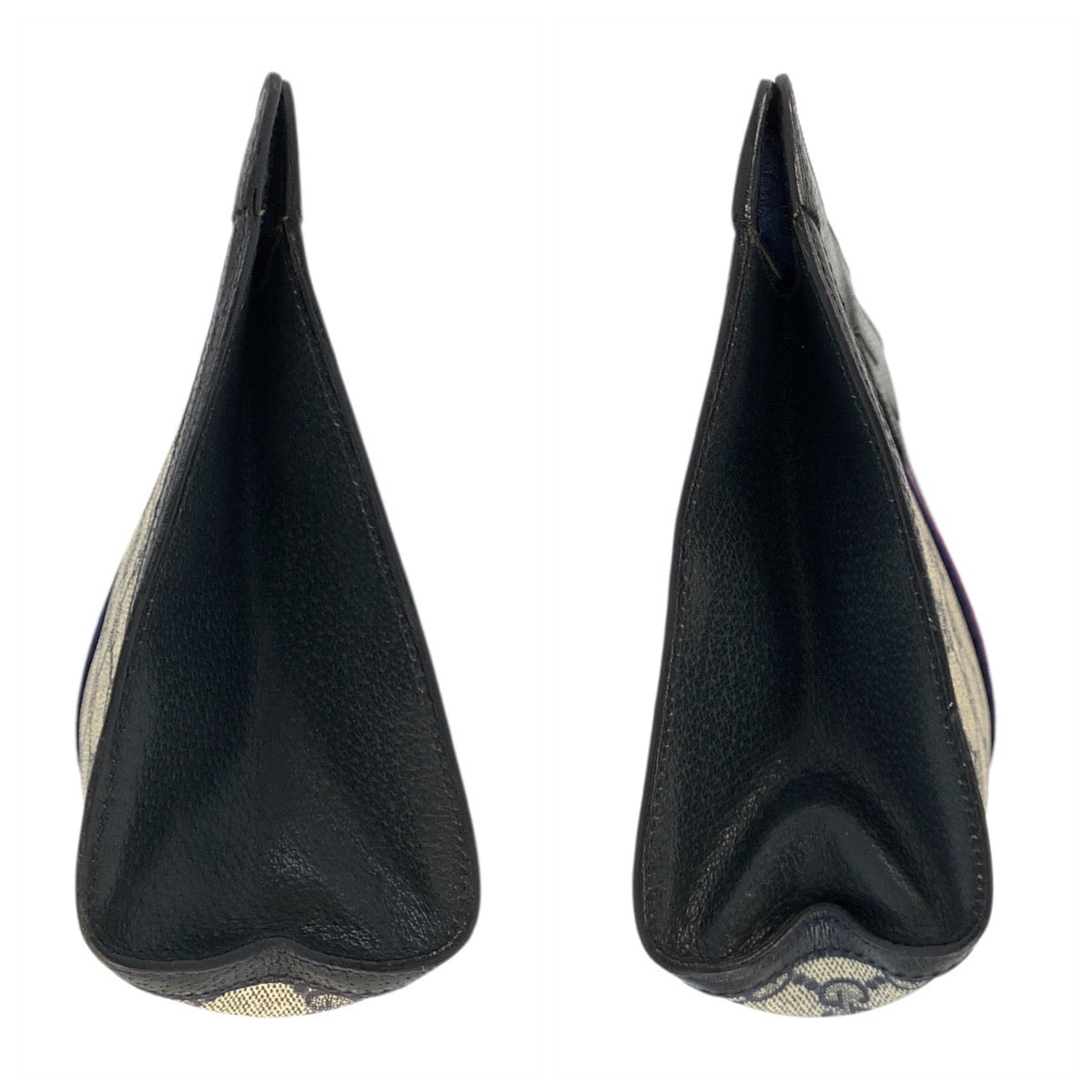 22693
GUCCI グッチ ヴィンテージ シェリーライン グレー ネイビー GGスプリームキャンバス / レザー 89 01002 クラッチバッグ セカンドバッグ メンズ AB21