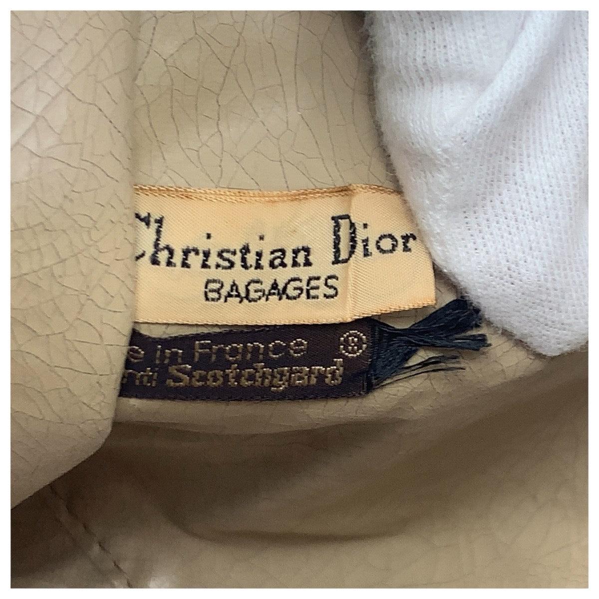 22694
Christian Dior クリスチャンディオール ヴィンテージ トロッター ベージュ ブラック ゴールド金具 キャンバス / レザー セカンドバッグ クラッチバッグ レディース AB14