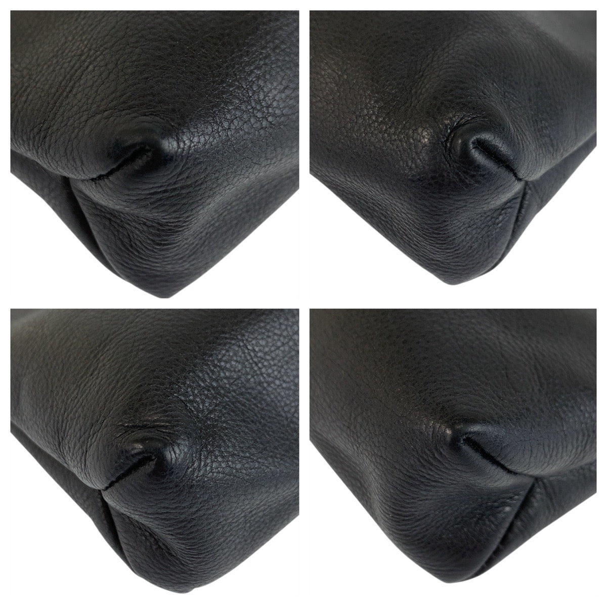22704
JIL SANDER ジルサンダー ブラック 黒 シルバー金具 レザー クラッチバッグ セカンドバッグ メンズ ABP14