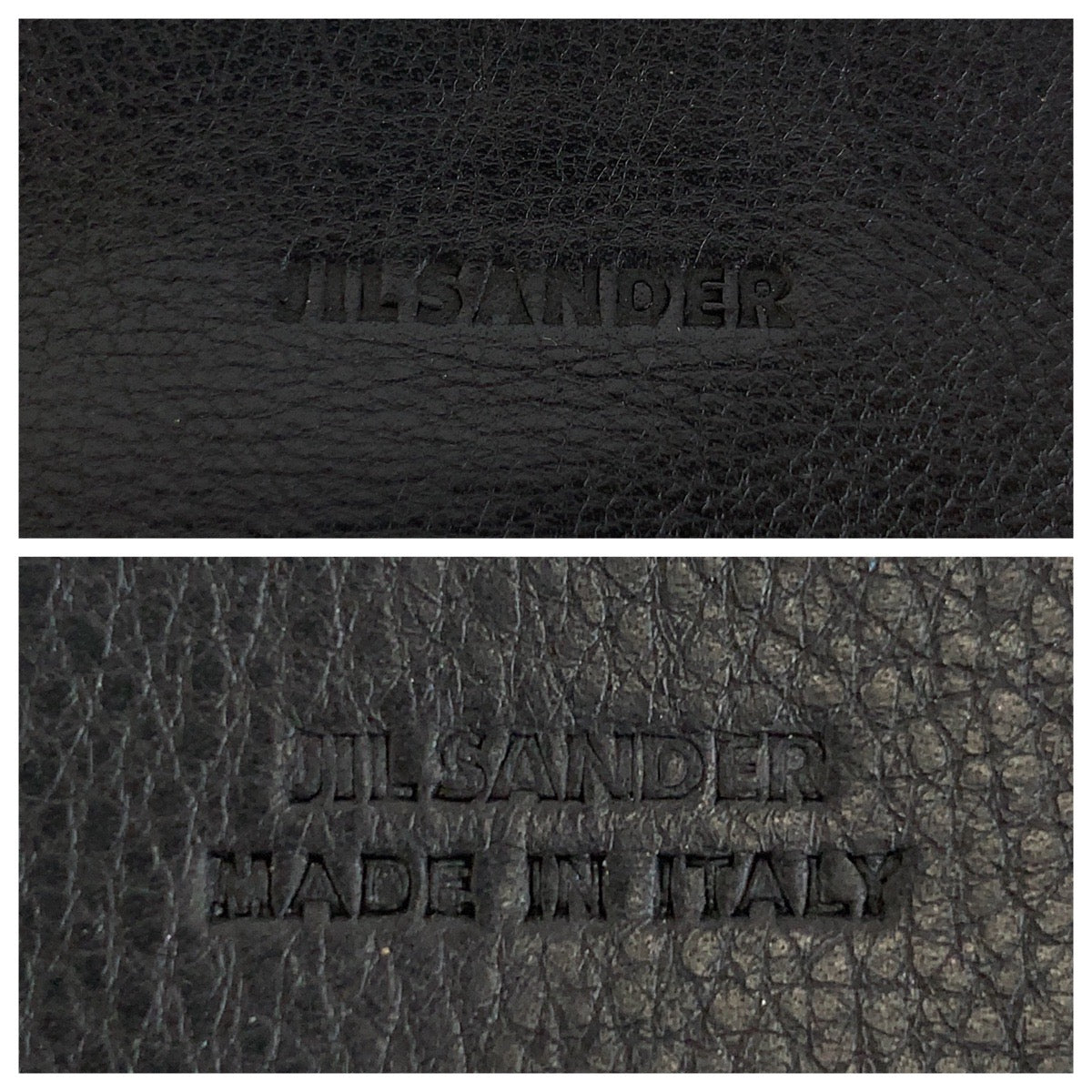 22704
JIL SANDER ジルサンダー ブラック 黒 シルバー金具 レザー クラッチバッグ セカンドバッグ メンズ ABP14