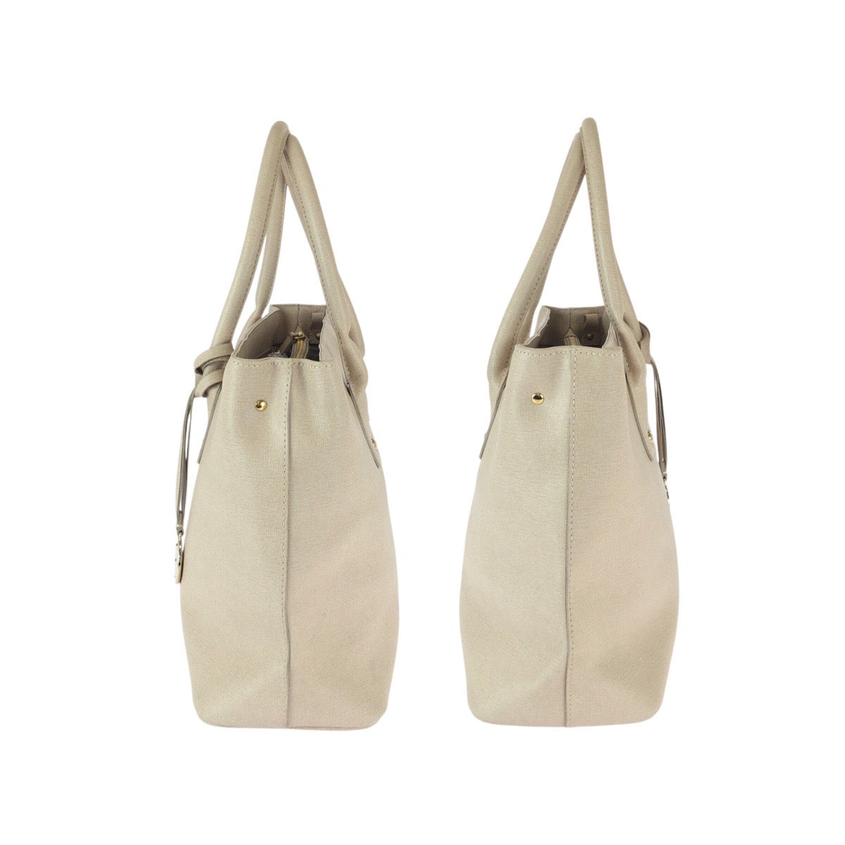 22705
Furla フルラ 2way ベージュ ゴールド金具 レザー ショルダーバッグ トートバッグ レディース ABP9