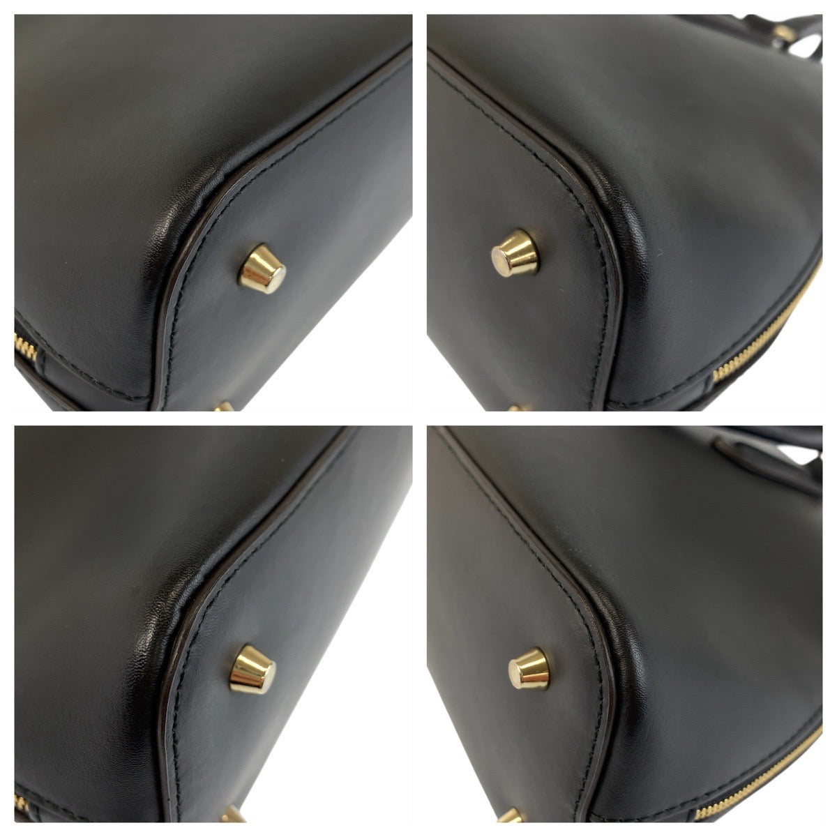 22715
Furla フルラ ブラック 黒 シルバー金具 レザー 250027 ハンドバッグ レディース ABP14