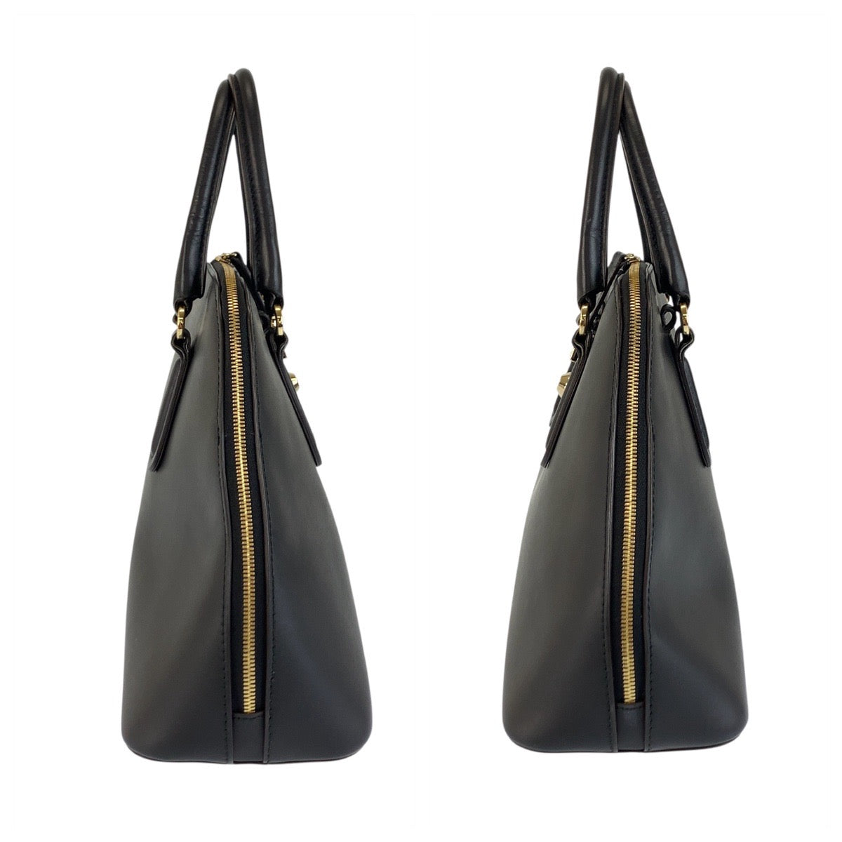 22715
Furla フルラ ブラック 黒 シルバー金具 レザー 250027 ハンドバッグ レディース ABP14