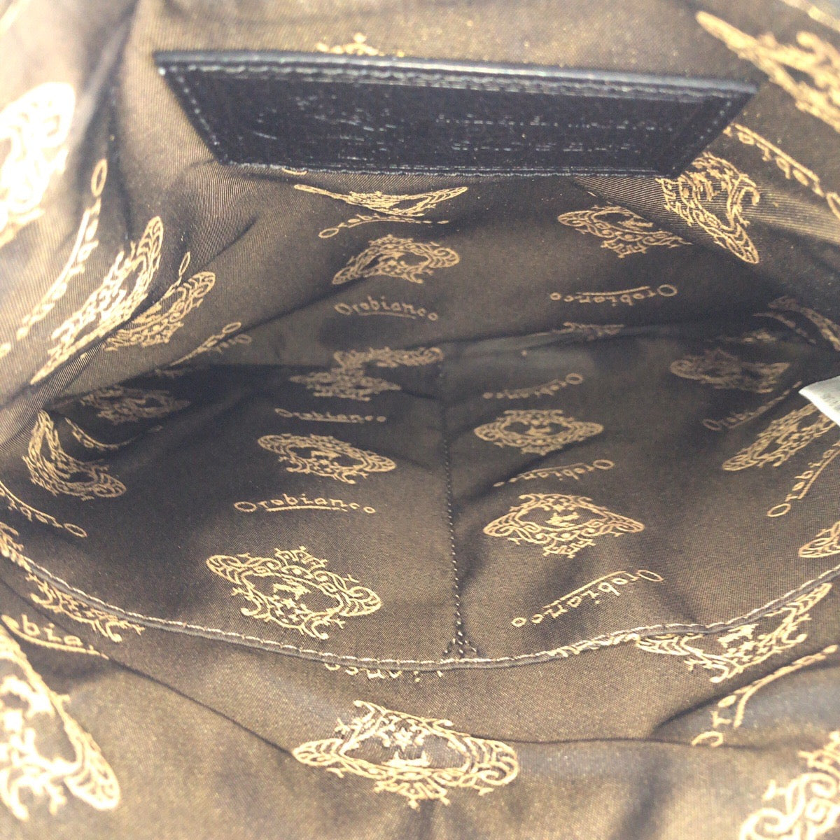 22716
Orobianco オロビアンコ ブラック 黒 ガンメタ金具 ナイロン / レザー 9154500-01 ショルダーバッグ メッセンジャーバッグ メンズ S16