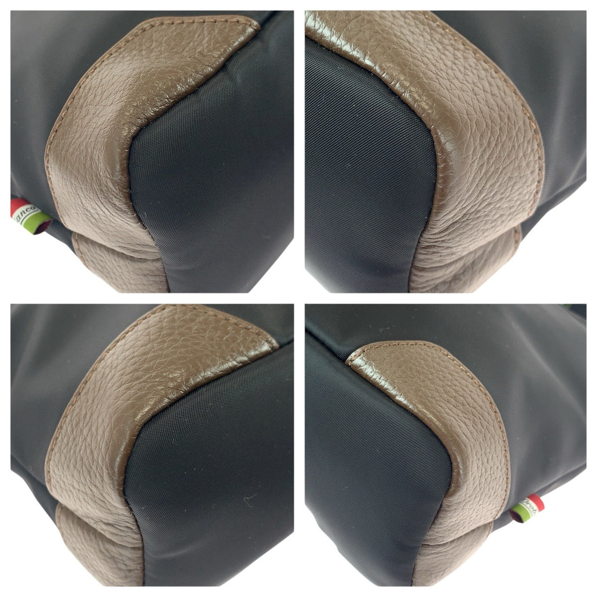 22717
Orobianco オロビアンコ SAC'S BAR限定 ブラック ブラウン シルバー金具 ナイロン / レザー 91543 ショルダーバッグ メッセンジャーバッグ メンズ S16
