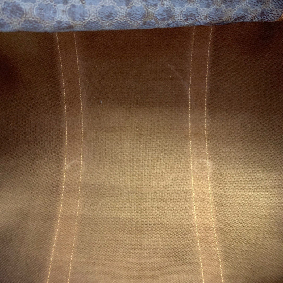 22719
CELINE セリーヌ ヴィンテージ マカダム ブラウン ゴールド金具 PVC / レザー MC98/2 ボストンバッグ 旅行バッグ 男女兼用 メンズ ABP35