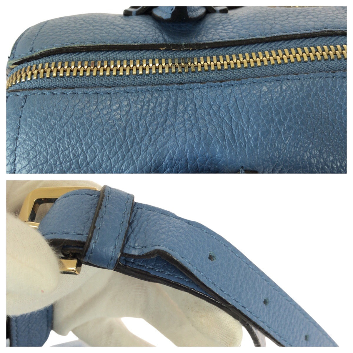 22724
Furla フルラ アルバ サッチェル 2way ブルー ゴールド金具 レザー F7592 ショルダーバッグ ハンドバッグ レディース ABP9