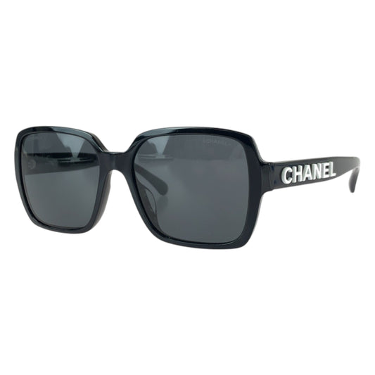 22727
CHANEL シャネル ロゴ ブラック 黒 プラスチック 5408-A c.1026/S4 56□17 140 3N サングラス スクエア レディース A45