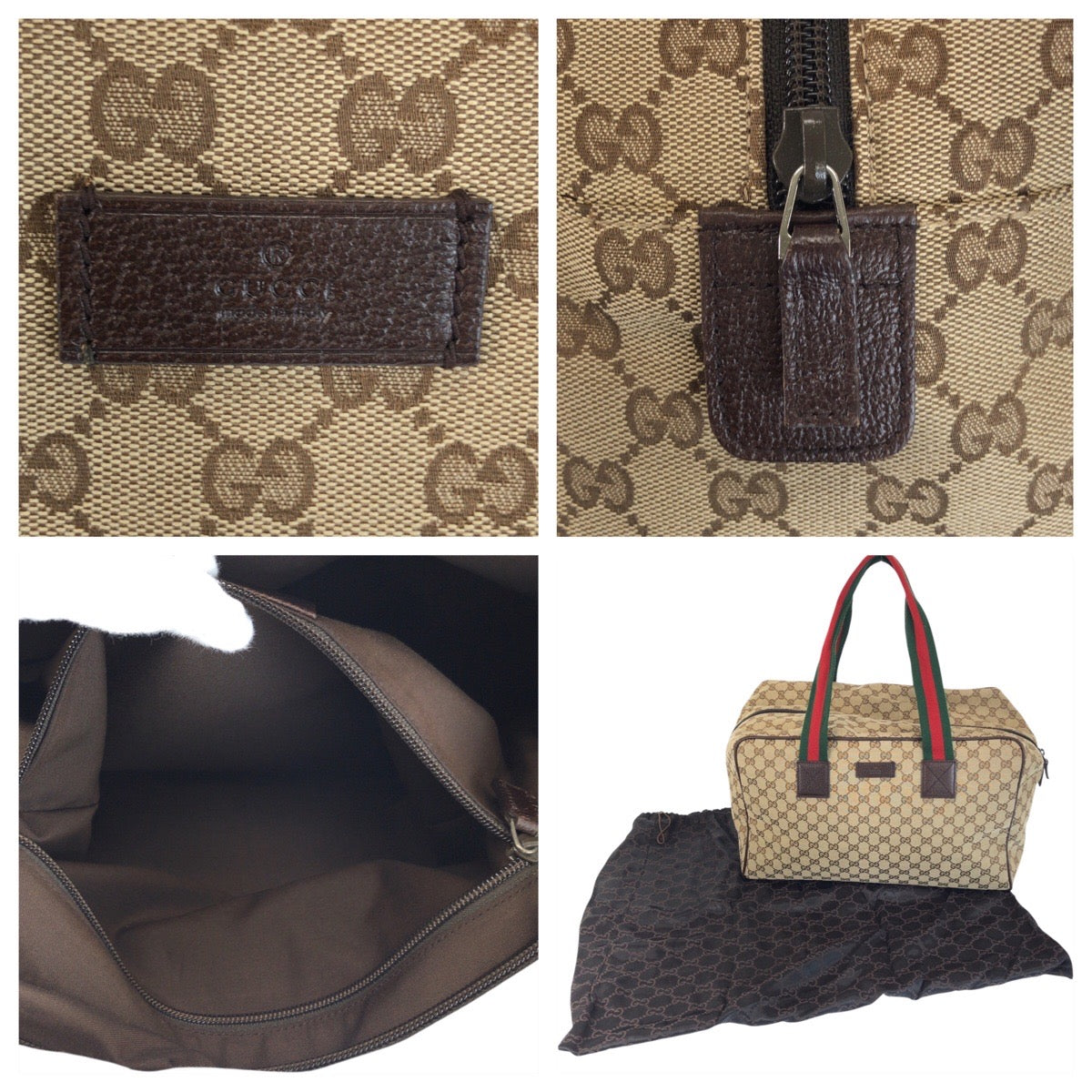 22731
GUCCI グッチ シェリーライン ベージュ ブラウン GGキャンバス / レザー 153240 ボストンバッグ ショルダーバッグ メンズ ABP75