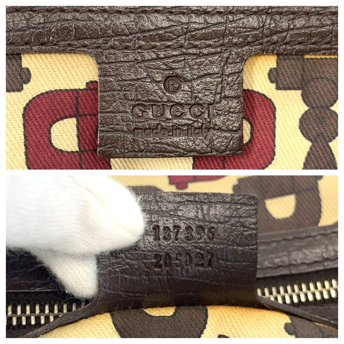 22732
GUCCI グッチ シェリーライン ブラウン ベージュ ゴールド金具 GGキャンバス / レザー 137396 トートバッグ ショルダーバッグ レディース B15