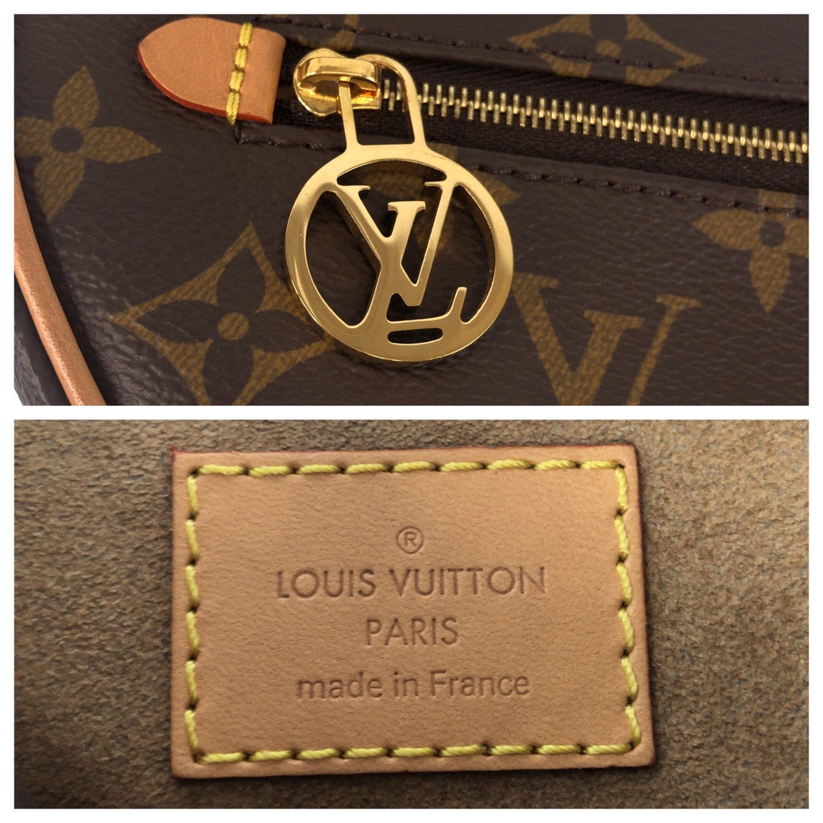 22739
LOUIS VUITTON ルイヴィトン モノグラム ループ ブラウン ゴールド金具 PVC / レザー M81098 ショルダーバッグ ハンドバッグ 2WAY レディース A280