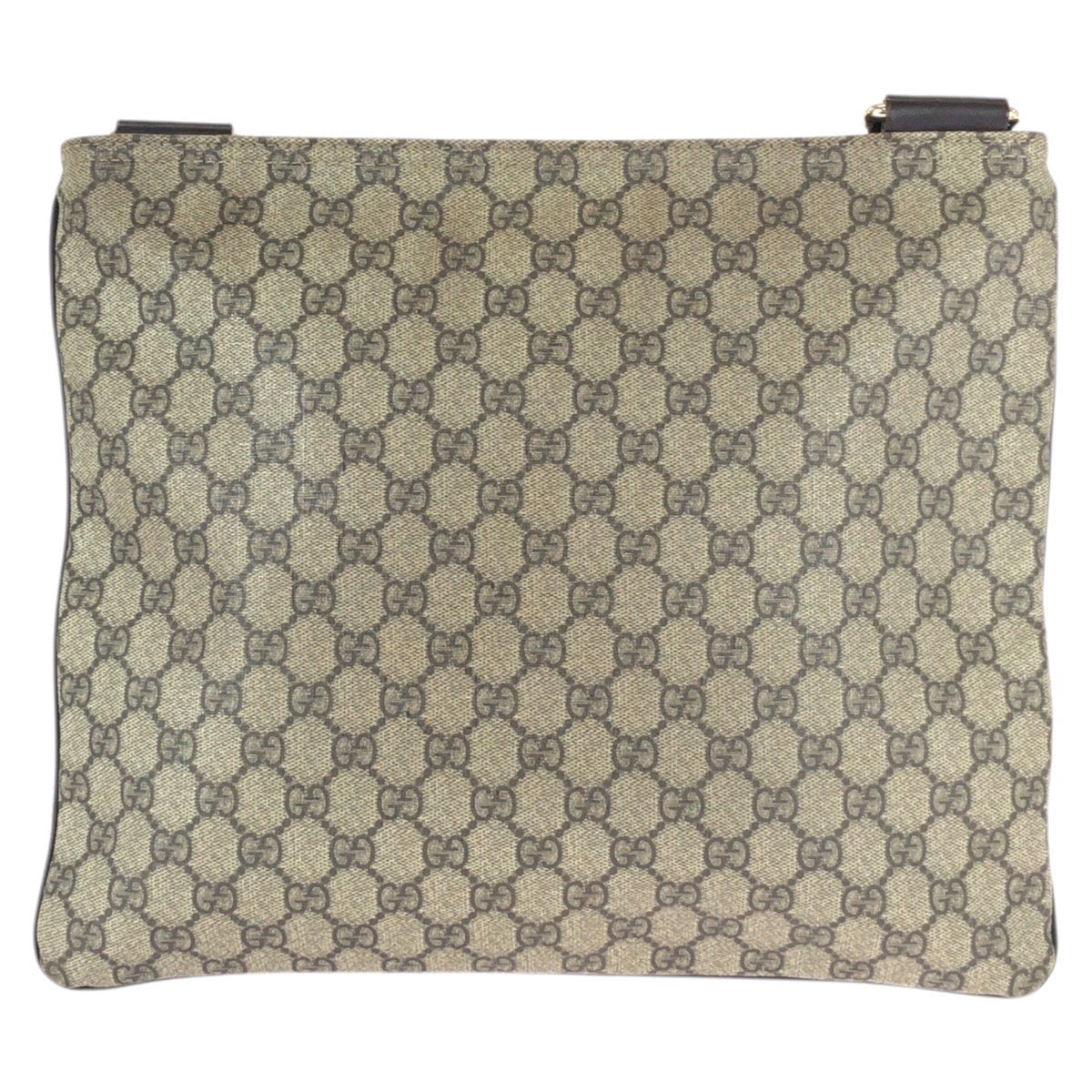 22740
GUCCI グッチ ベージュ ブラウン ゴールド金具 GGスプリームキャンバス / レザー 201446 ショルダーバッグ メッセンジャーバッグ メンズ ABP42