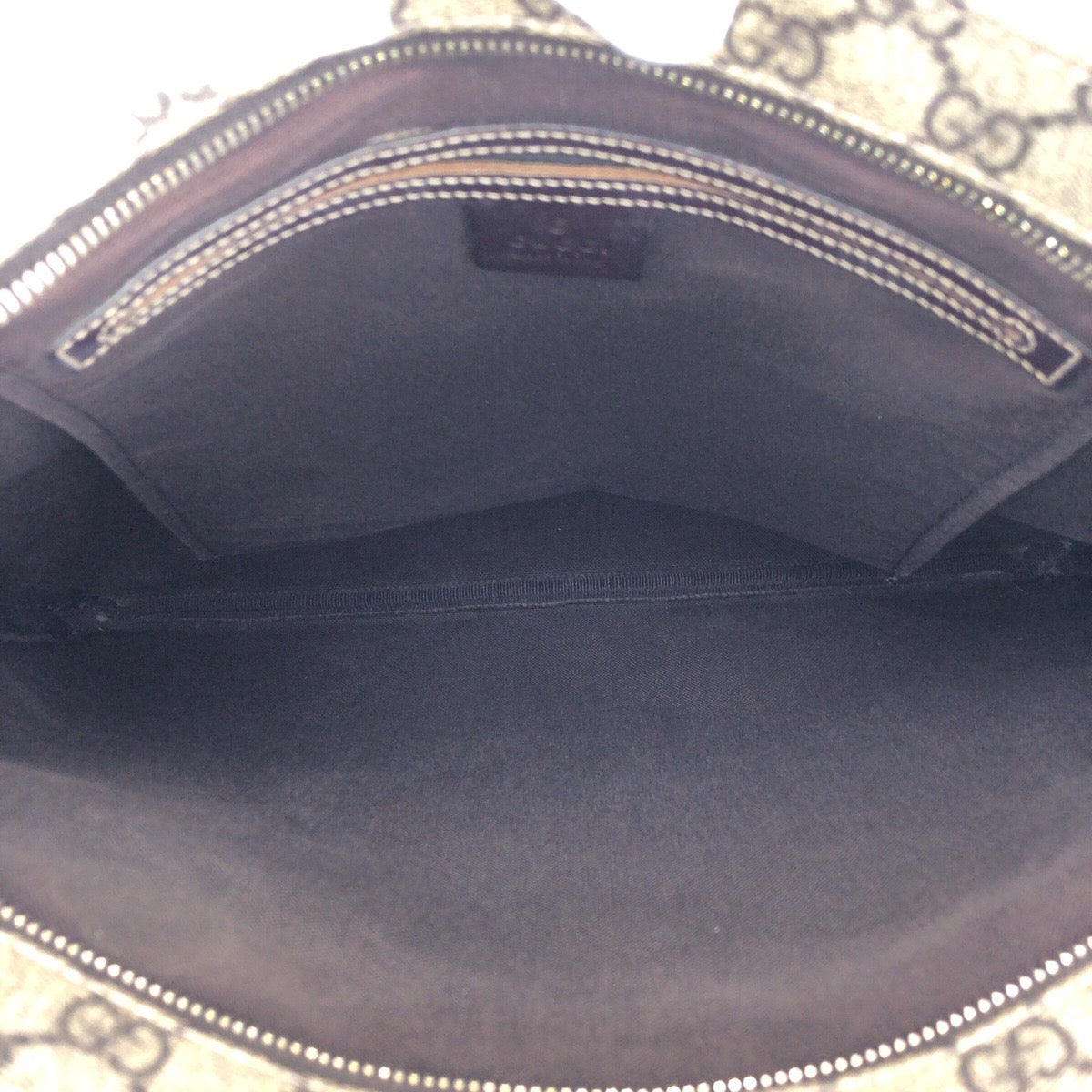 22740
GUCCI グッチ ベージュ ブラウン ゴールド金具 GGスプリームキャンバス / レザー 201446 ショルダーバッグ メッセンジャーバッグ メンズ ABP42