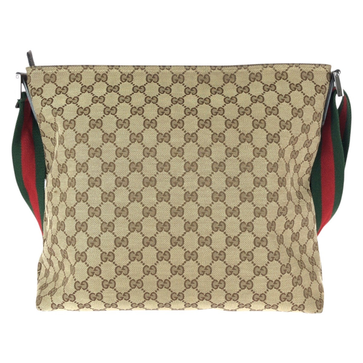 22743
GUCCI グッチ シェリーライン GG柄 ベージュ ブラウン シルバー金具 キャンバス / レザー 189751 ショルダーバッグ メッセンジャーバッグ メンズ ABP42