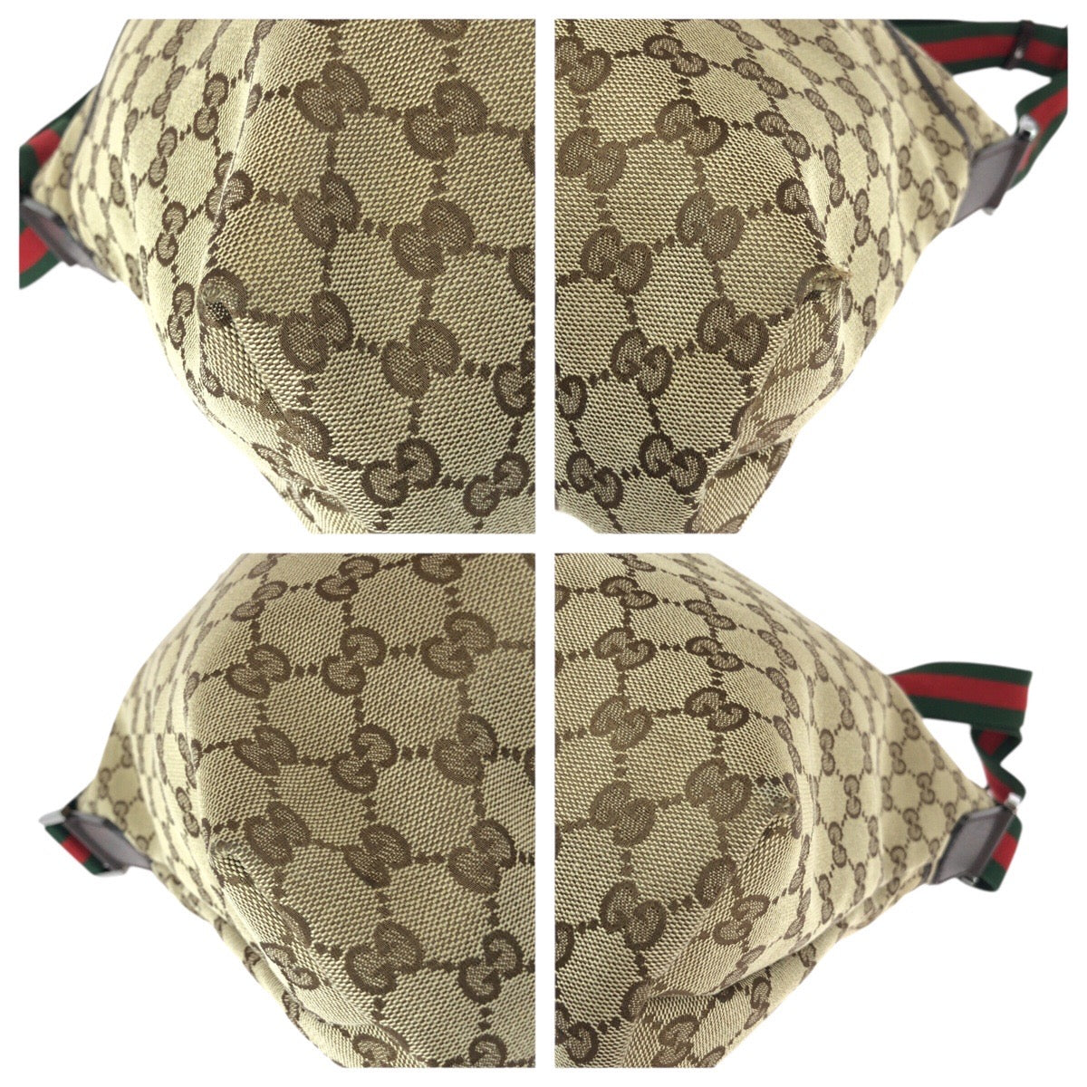 22743
GUCCI グッチ シェリーライン GG柄 ベージュ ブラウン シルバー金具 キャンバス / レザー 189751 ショルダーバッグ メッセンジャーバッグ メンズ ABP42