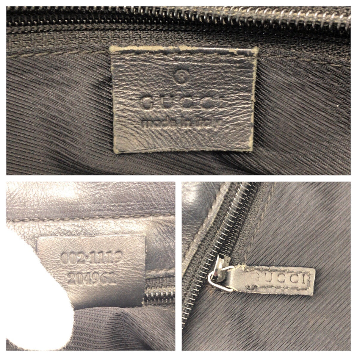 22746
GUCCI グッチ ブラック 黒 GGキャンバス / レザー 002 1119 ショルダーバッグ トートバッグ レディース AB21