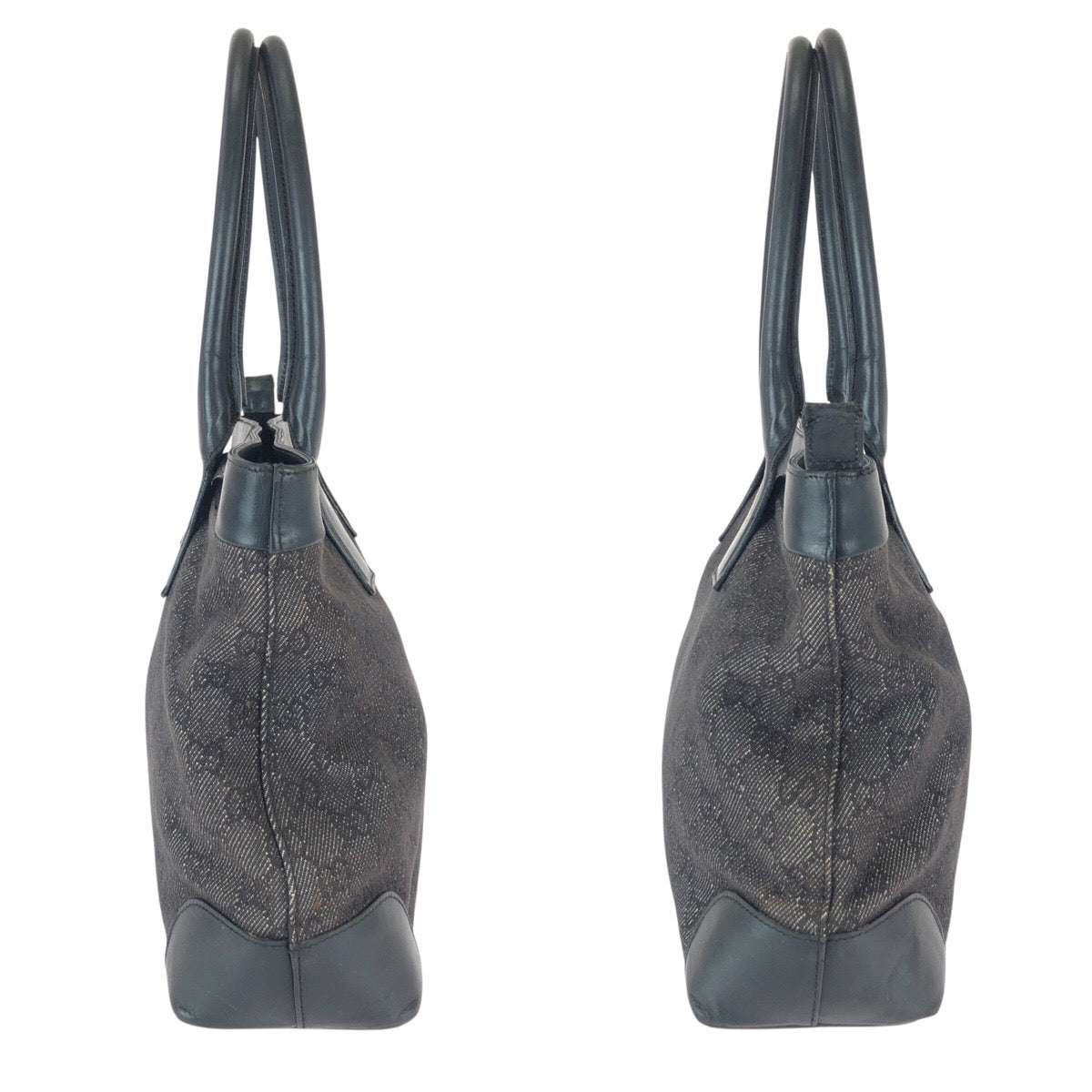 22746
GUCCI グッチ ブラック 黒 GGキャンバス / レザー 002 1119 ショルダーバッグ トートバッグ レディース AB21
