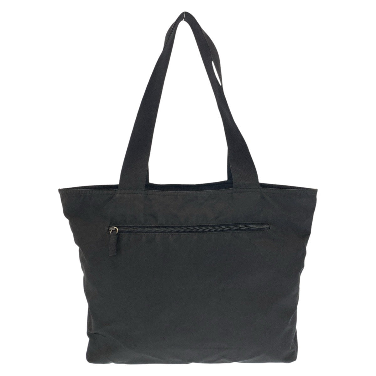 22751
PRADA プラダ テスート 三角ロゴプレート ブラック 黒 シルバー金具 ナイロン ショルダーバッグ トートバッグ レディース ABP28