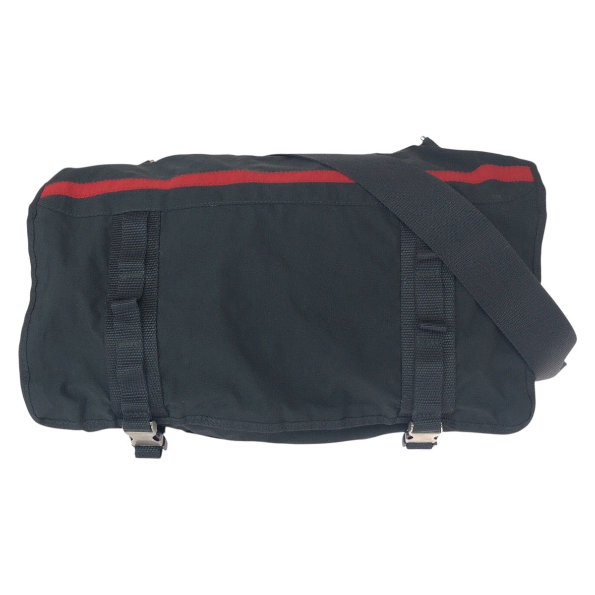 22752
PRADA SPORTS プラダスポーツ スポーツライン ブラック 黒 シルバー金具 ナイロン ショルダーバッグ メッセンジャーバッグ レディース ABP28