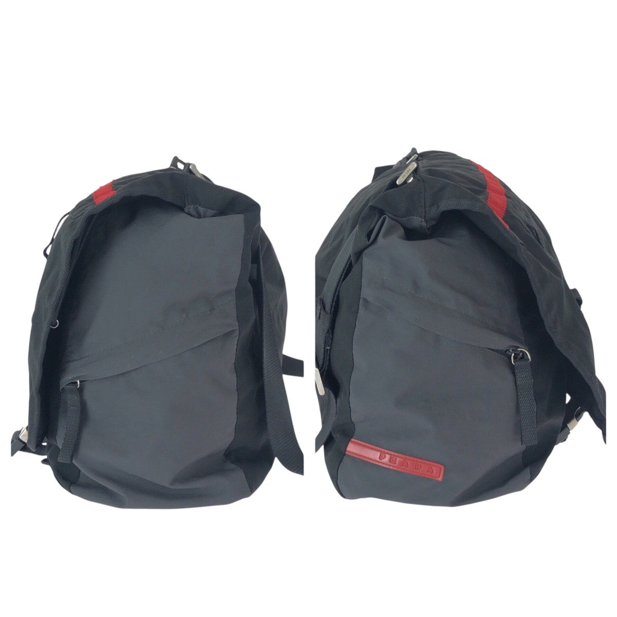 22752
PRADA SPORTS プラダスポーツ スポーツライン ブラック 黒 シルバー金具 ナイロン ショルダーバッグ メッセンジャーバッグ レディース ABP28