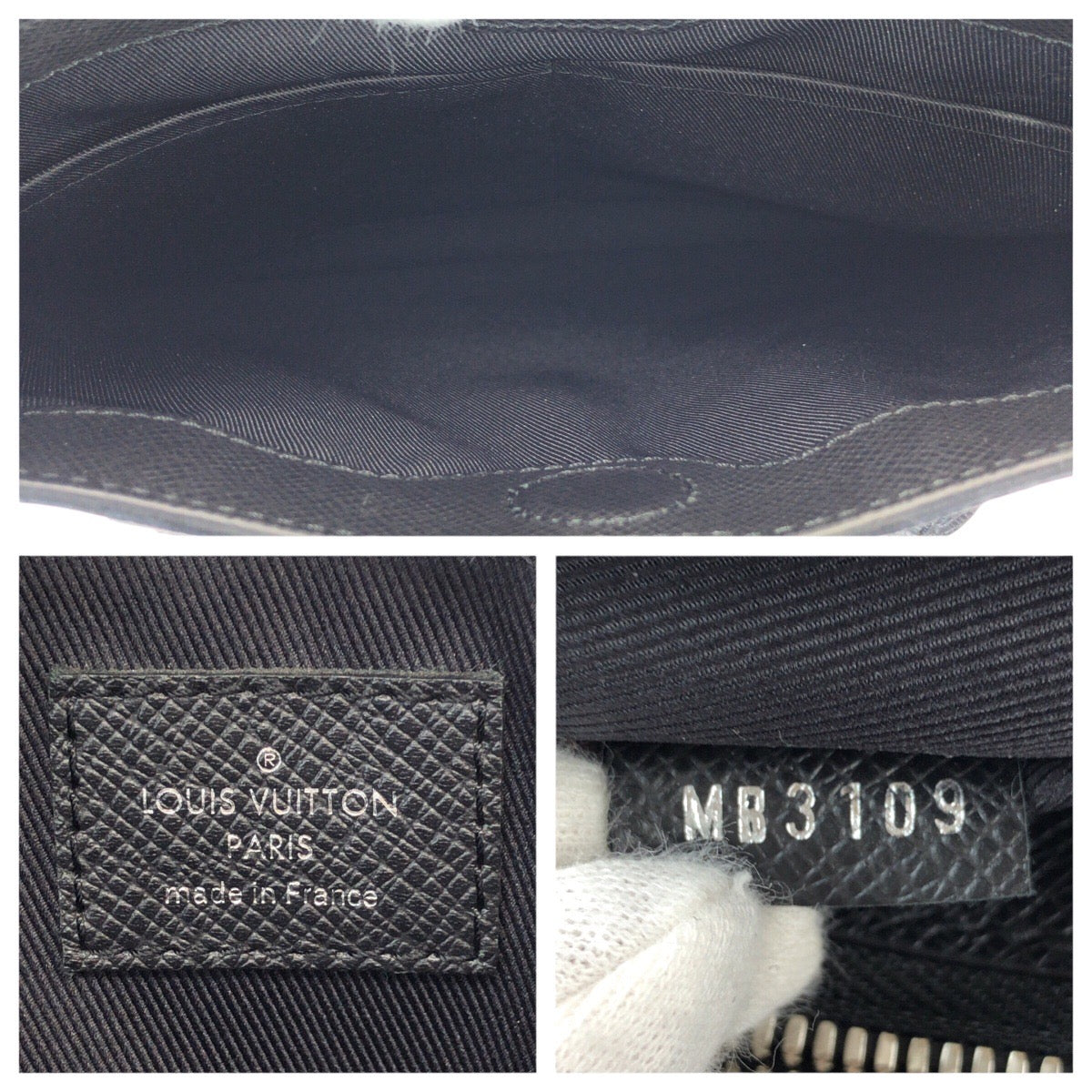 22753
LOUIS VUITTON ルイヴィトン タイガ アントン ブラック 黒 シルバー金具 レザー M33416 ビジネスバッグ ブリーフケース メンズ ABP68