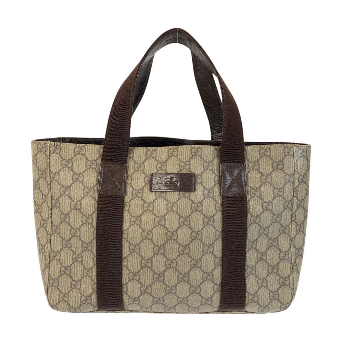 22758
GUCCI グッチ ベージュ ブラウン GGスプリームキャンバス / キャンバス 141976 トートバッグ ハンドバッグ レディース AB22