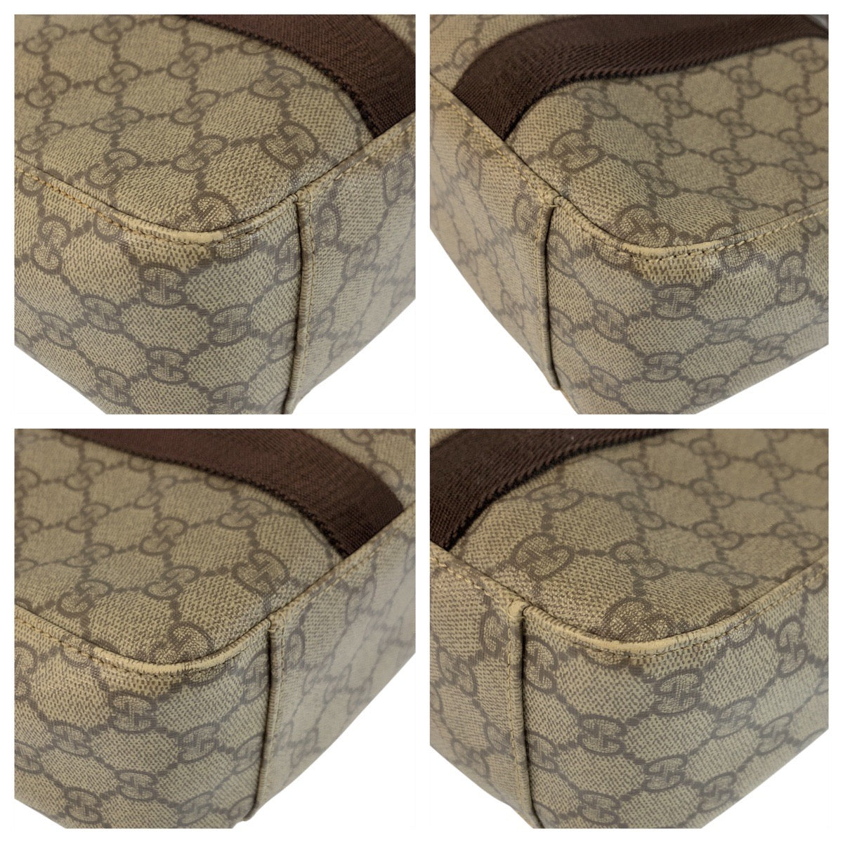 22758
GUCCI グッチ ベージュ ブラウン GGスプリームキャンバス / キャンバス 141976 トートバッグ ハンドバッグ レディース AB22