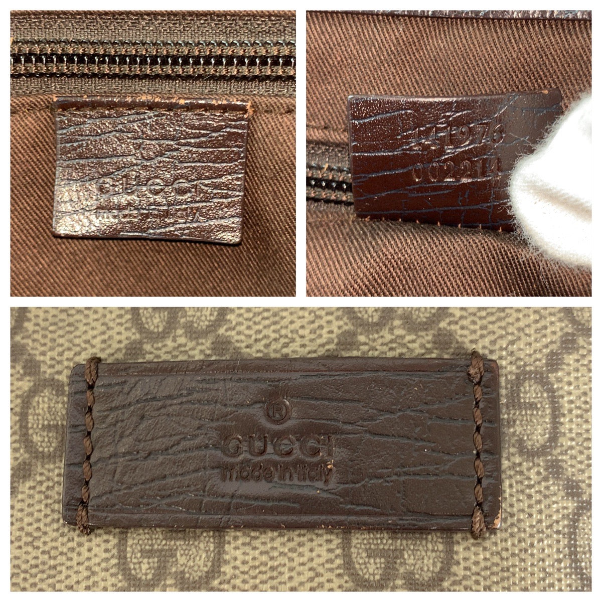 22758
GUCCI グッチ ベージュ ブラウン GGスプリームキャンバス / キャンバス 141976 トートバッグ ハンドバッグ レディース AB22