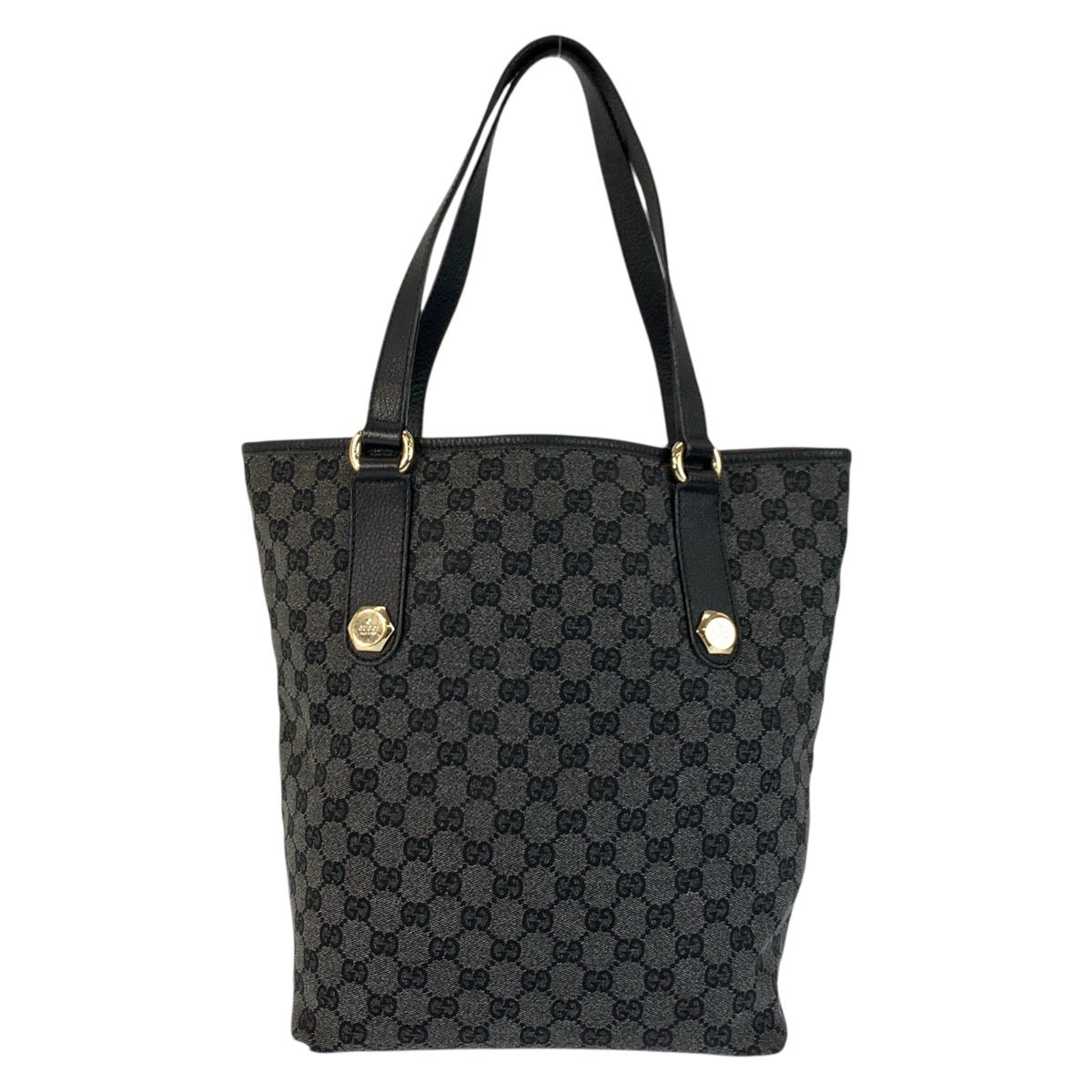 22760
GUCCI グッチ ブラック 黒 ゴールド金具 GGキャンバス / レザー 290888 トートバッグ ショルダーバッグ レディース AB20