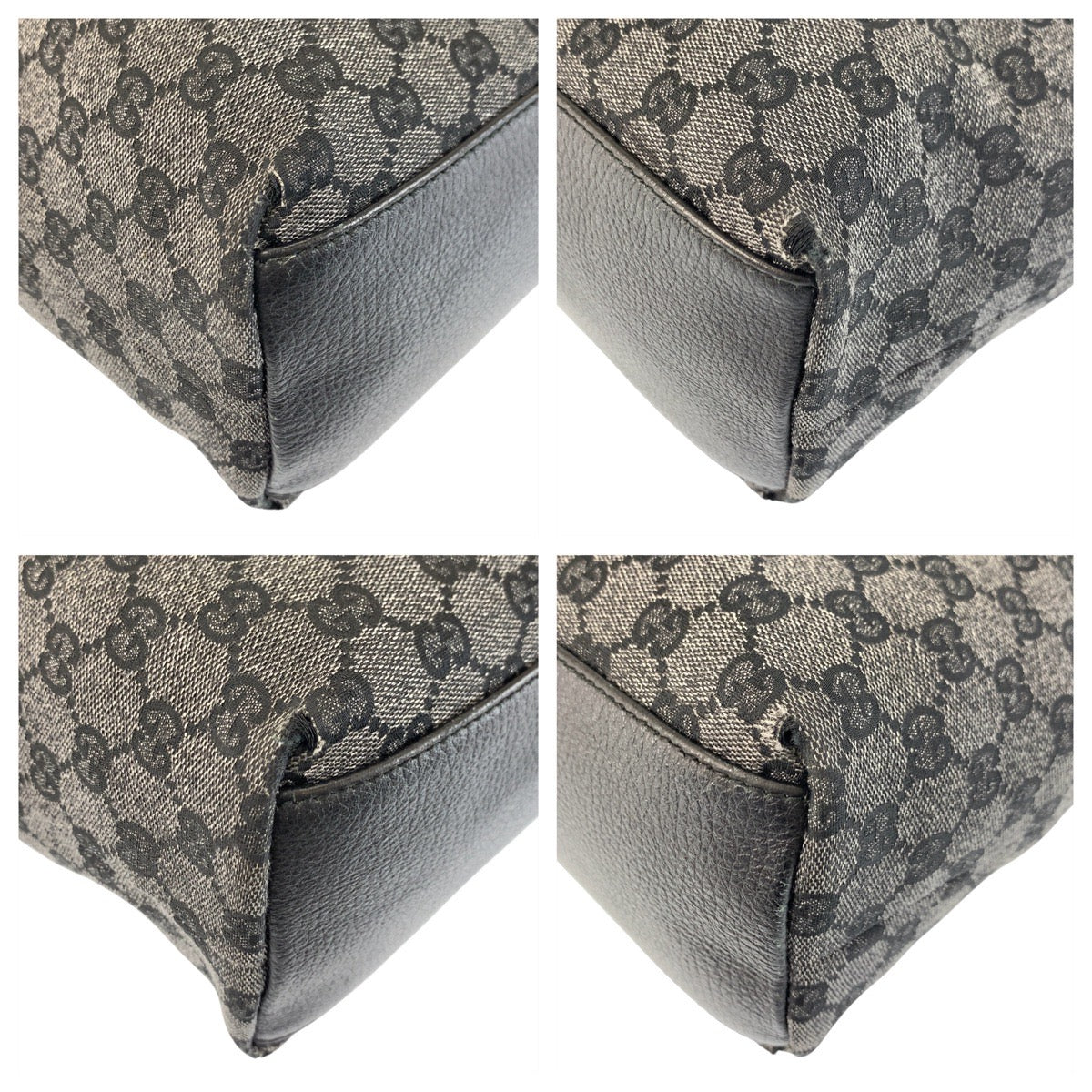 22760
GUCCI グッチ ブラック 黒 ゴールド金具 GGキャンバス / レザー 290888 トートバッグ ショルダーバッグ レディース AB20