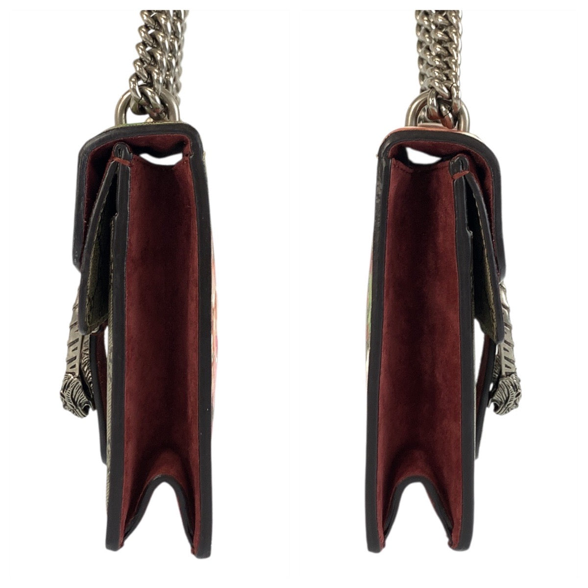 22761
GUCCI グッチ GGブルームス ディオニュソス ベージュ レッド シルバー金具 GGスプリームキャンバス / スウェード 421970 ショルダーバッグ ポシェット レディース ABP75