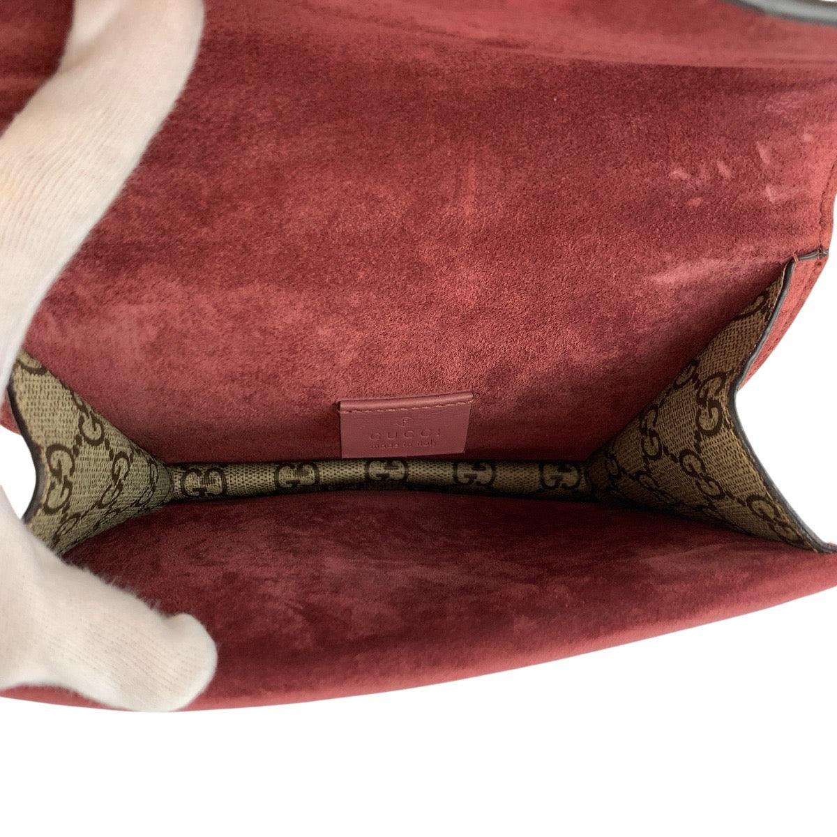 22761
GUCCI グッチ GGブルームス ディオニュソス ベージュ レッド シルバー金具 GGスプリームキャンバス / スウェード 421970 ショルダーバッグ ポシェット レディース ABP75