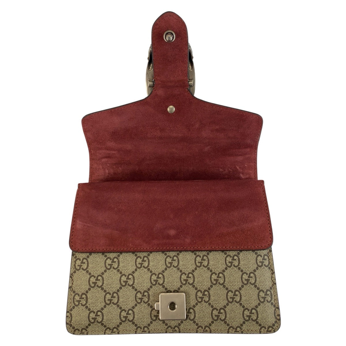 22761
GUCCI グッチ GGブルームス ディオニュソス ベージュ レッド シルバー金具 GGスプリームキャンバス / スウェード 421970 ショルダーバッグ ポシェット レディース ABP75