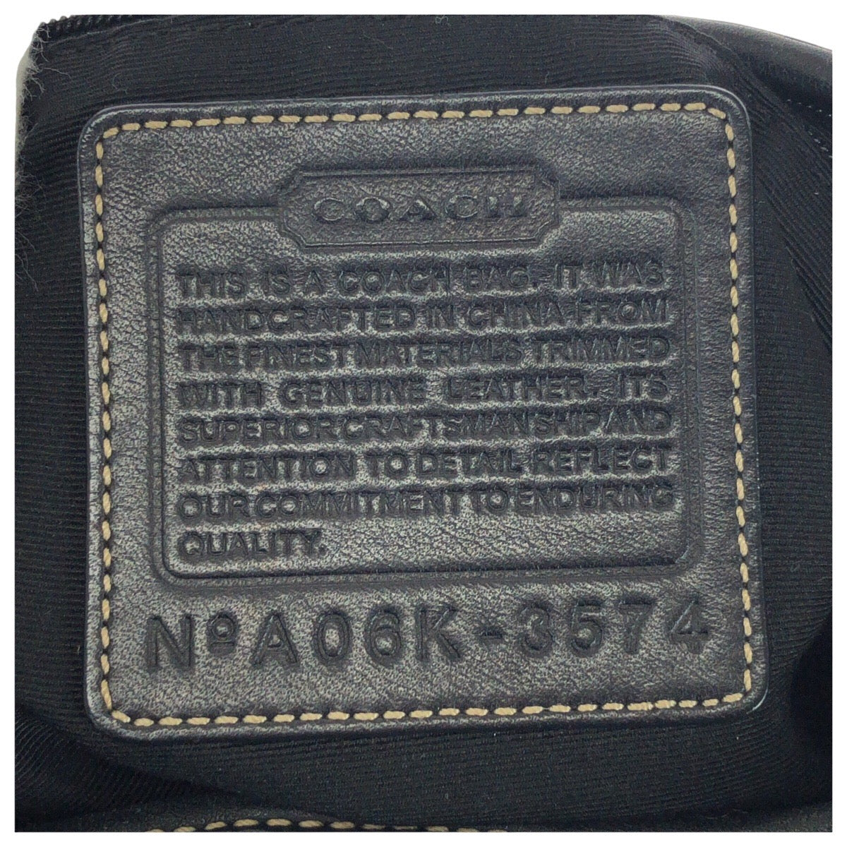 22764
COACH コーチ シグネチャー ブラック 黒 シルバー金具 キャンバス / レザー 3574 ショルダーバッグ メッセンジャーバッグ レディース AB4