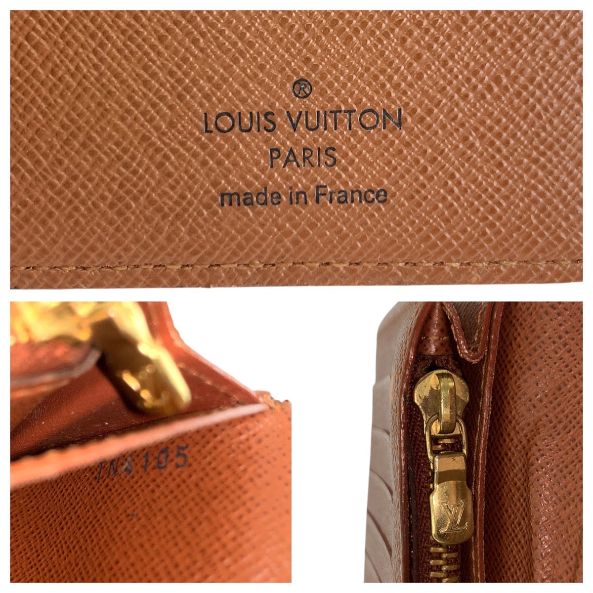 22771
LOUIS VUITTON ルイヴィトン モノグラム ポルトフォイユ ブラザ ブラウン ゴールド金具 PVC M66540 長財布 ロングウォレット メンズ AB9