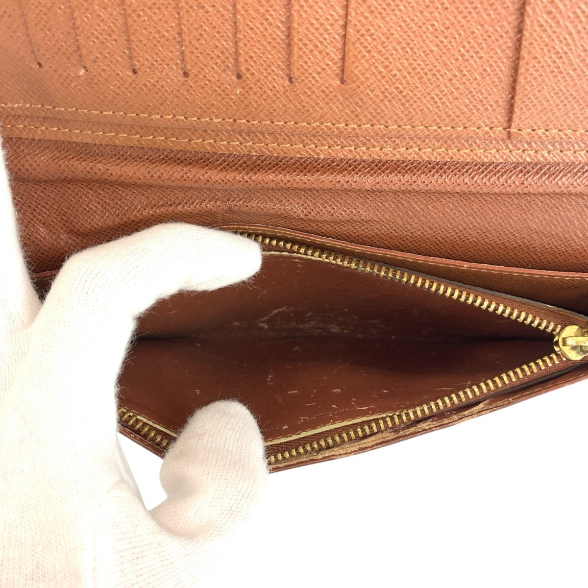 22771
LOUIS VUITTON ルイヴィトン モノグラム ポルトフォイユ ブラザ ブラウン ゴールド金具 PVC M66540 長財布 ロングウォレット メンズ AB9