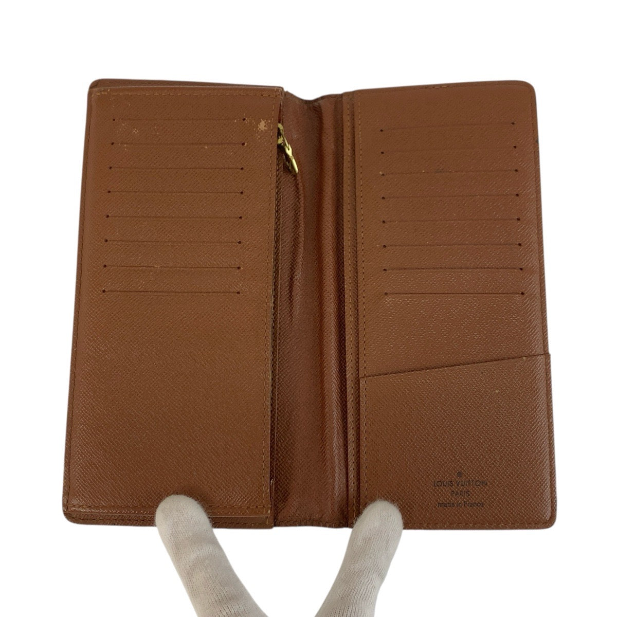 22771
LOUIS VUITTON ルイヴィトン モノグラム ポルトフォイユ ブラザ ブラウン ゴールド金具 PVC M66540 長財布 ロングウォレット メンズ AB9