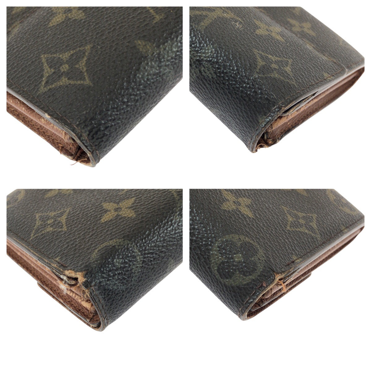 22772
LOUIS VUITTON ルイヴィトン モノグラム ポシェット ポルト モネ クレディ ブラウン ゴールド金具 PVC M61726 長財布 ロングウォレット メンズ AB9
